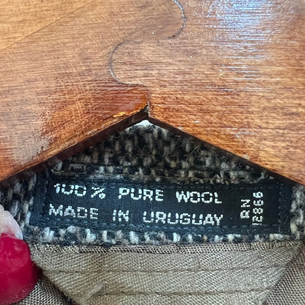 Hill & Archer 100% Pure Wool Tweed Blazer Men’s 42 | Made in Uruguay Sport Coat - Picture 3 of 8